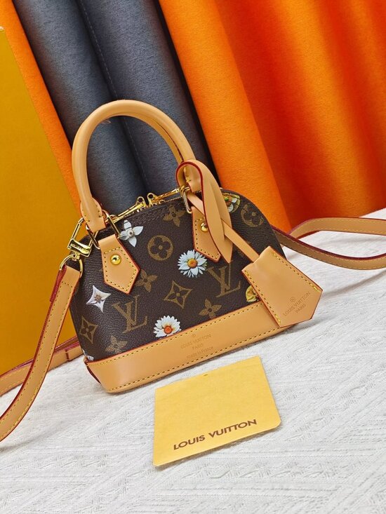 J. Jill Tops - Louis Vuitton Brown Monogram Daisy Alma BB Satchel